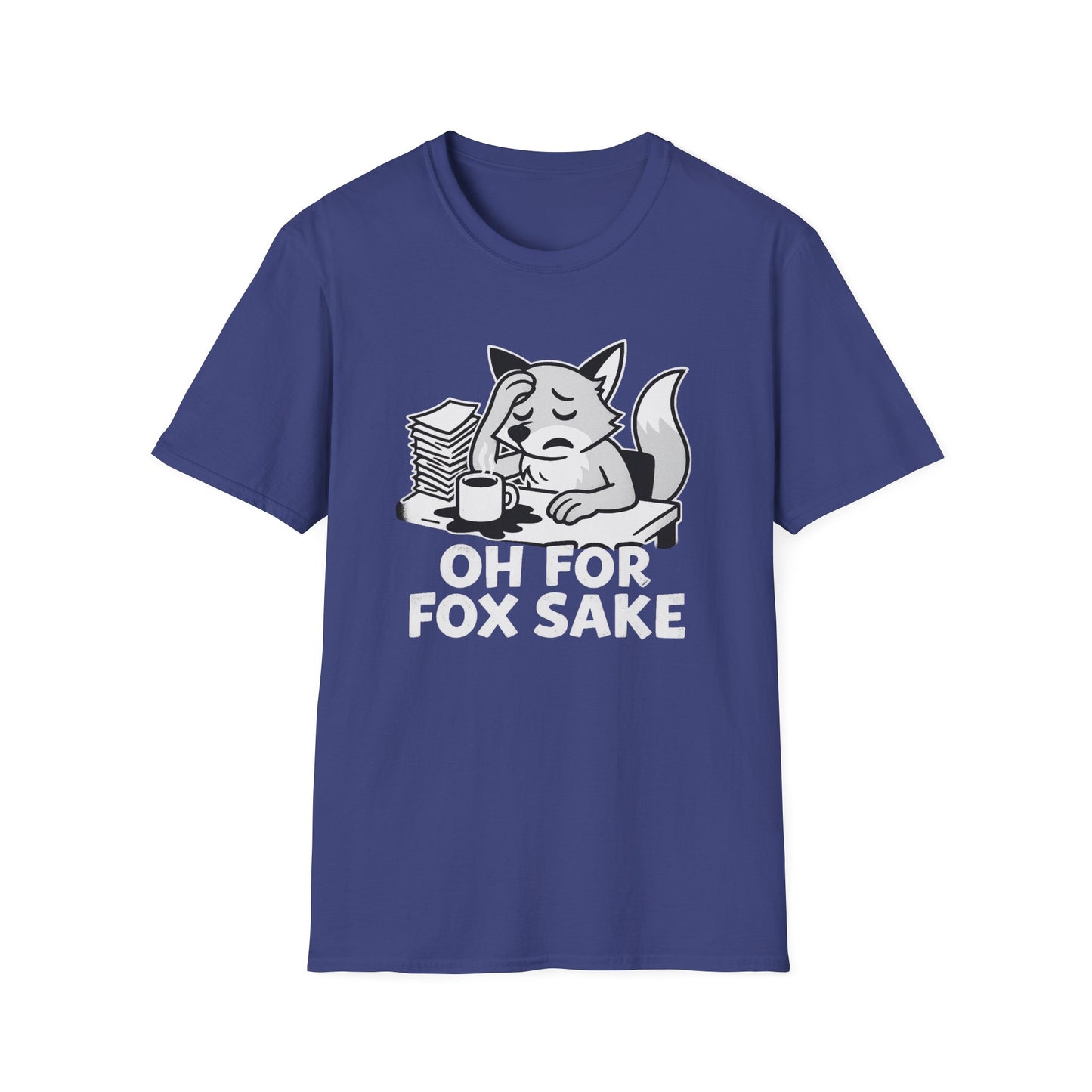 Fox T-Shirt - 'Oh For Fox Sake' Softstyle Tee