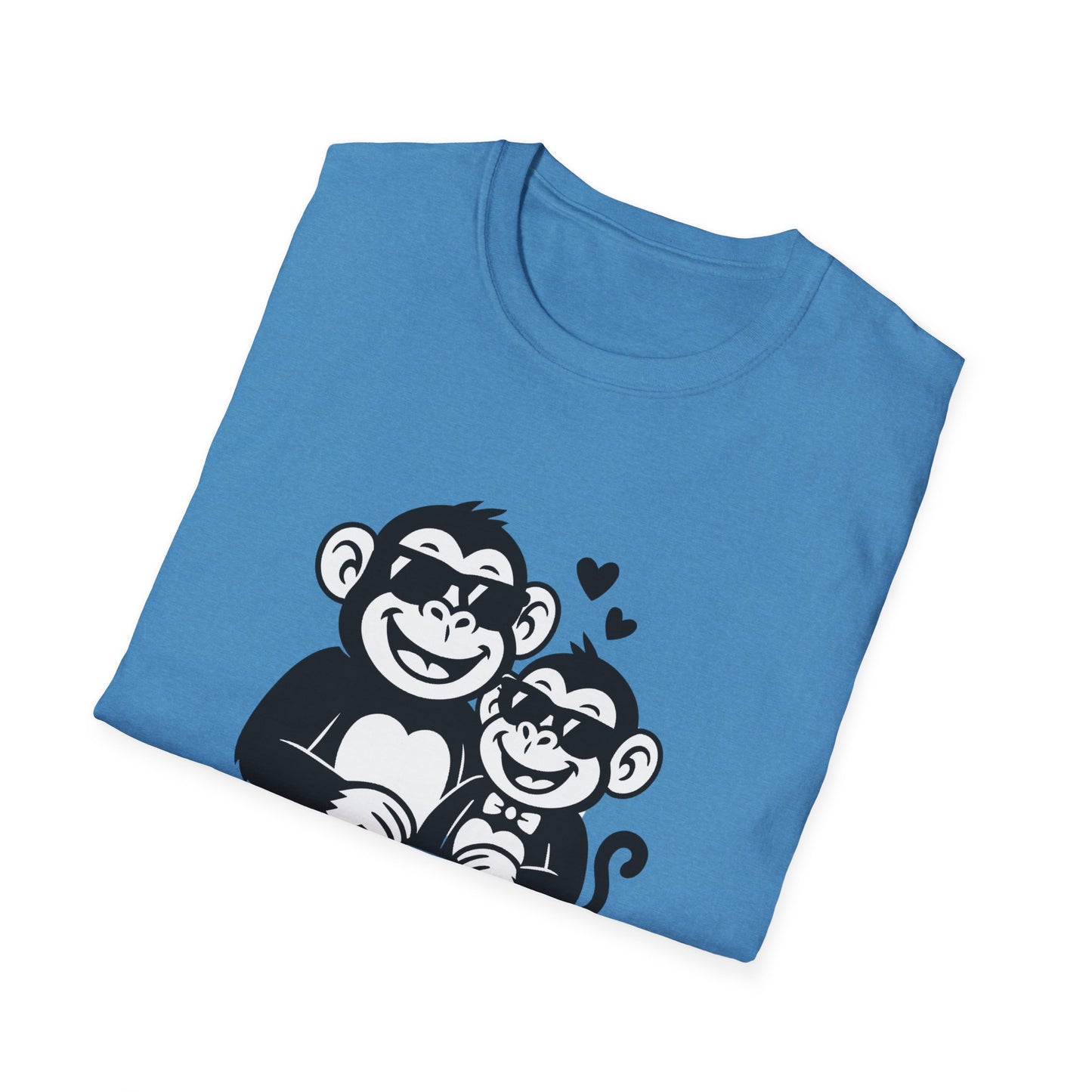 Monkey T-Shirt - 'Chimp Off the Old Block' Softstyle Tee