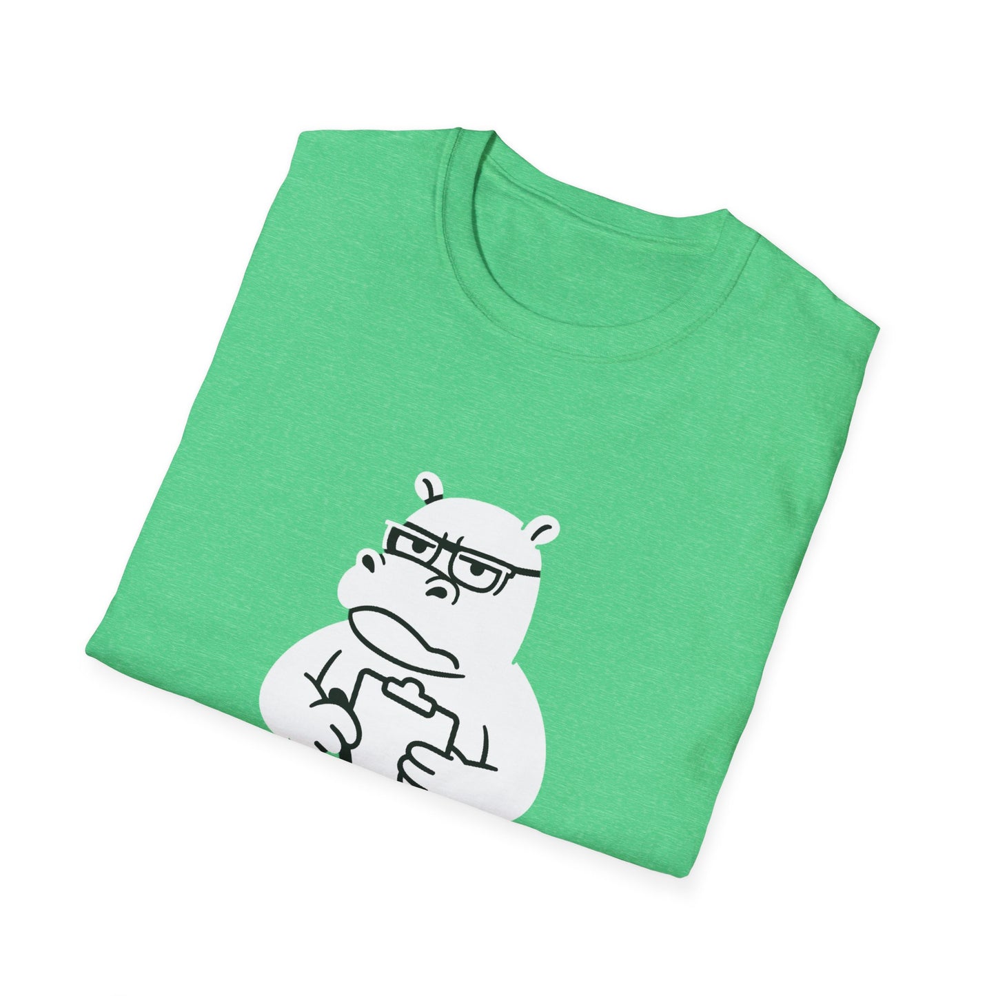 Hippo T-Shirt - 'Hippo-Critical' Softstyle Tee