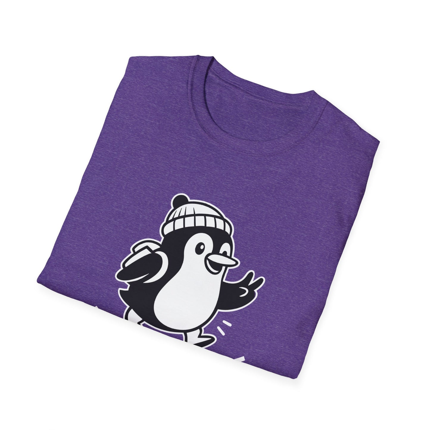 Penguin T-Shirt - 'Just Wingin' It' Softstyle Tee