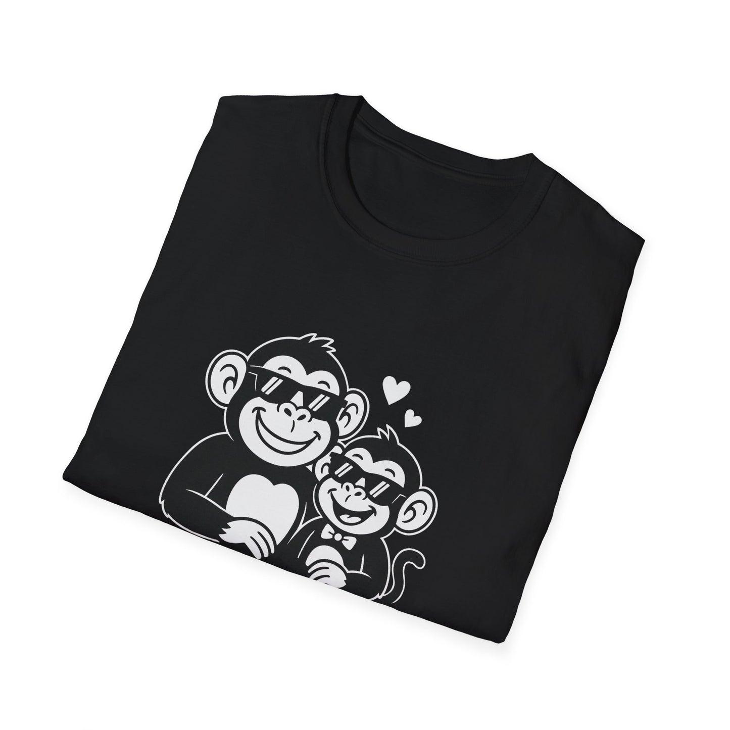 Monkey T-Shirt - 'Chimp Off the Old Block' Softstyle Tee