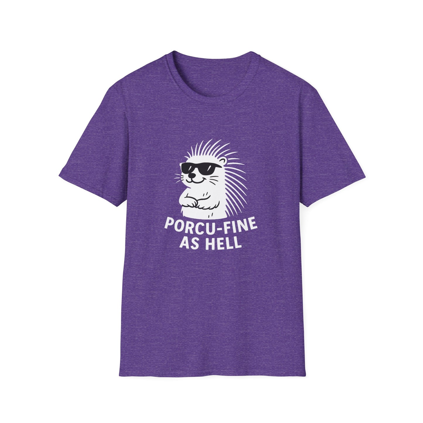 Porcupine T-Shirt - 'Porcu-Fine' Softstyle Tee