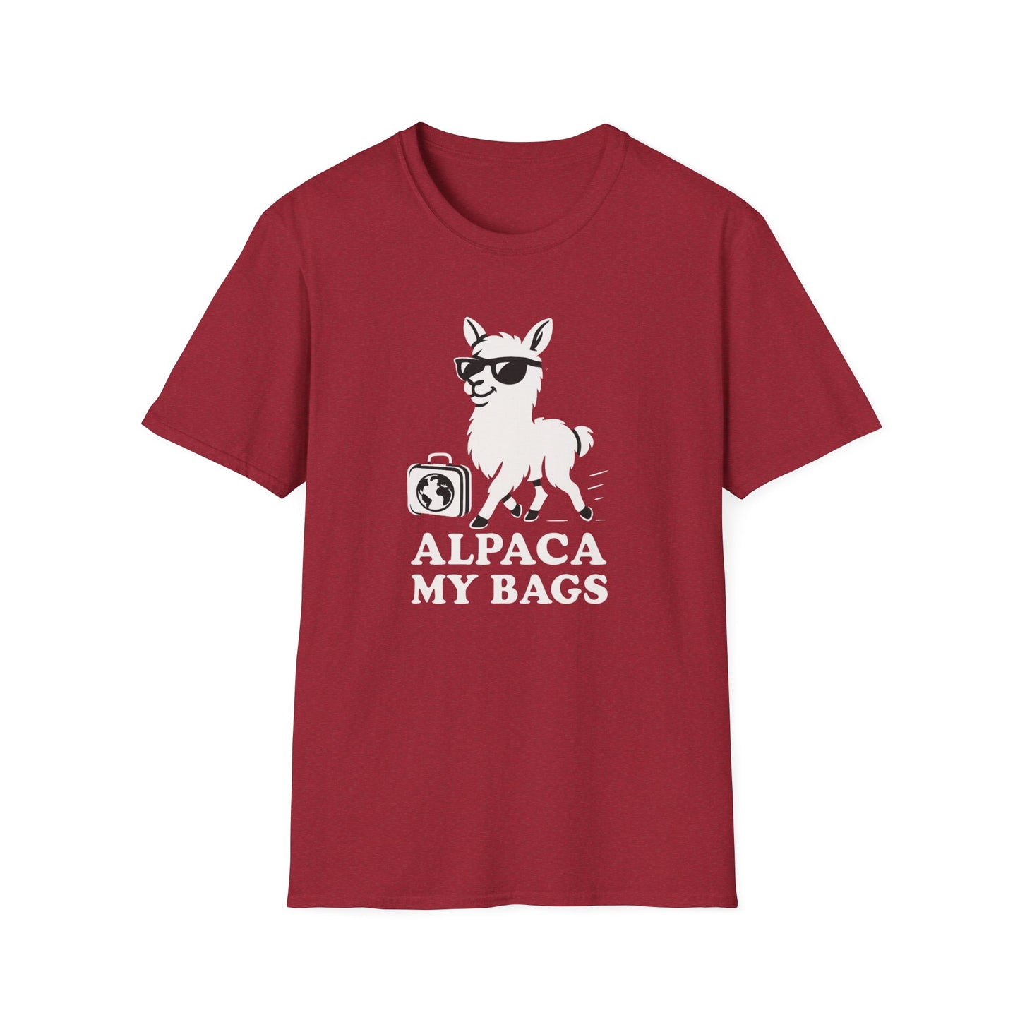 Alpaca T-Shirt - 'Alpaca My Bags' Softstyle Tee