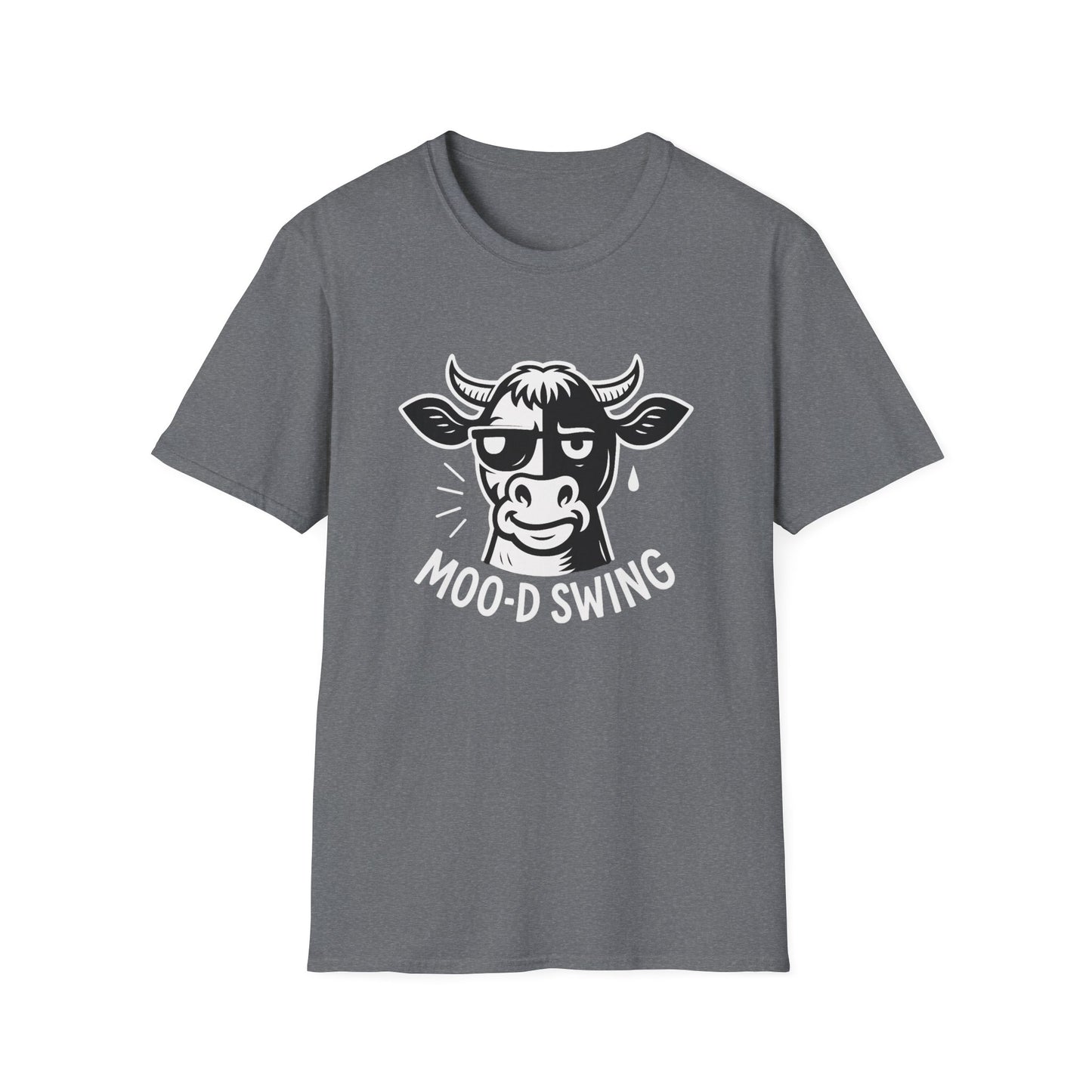 Cow T-Shirt - 'Moo-D Swing' Softstyle Tee