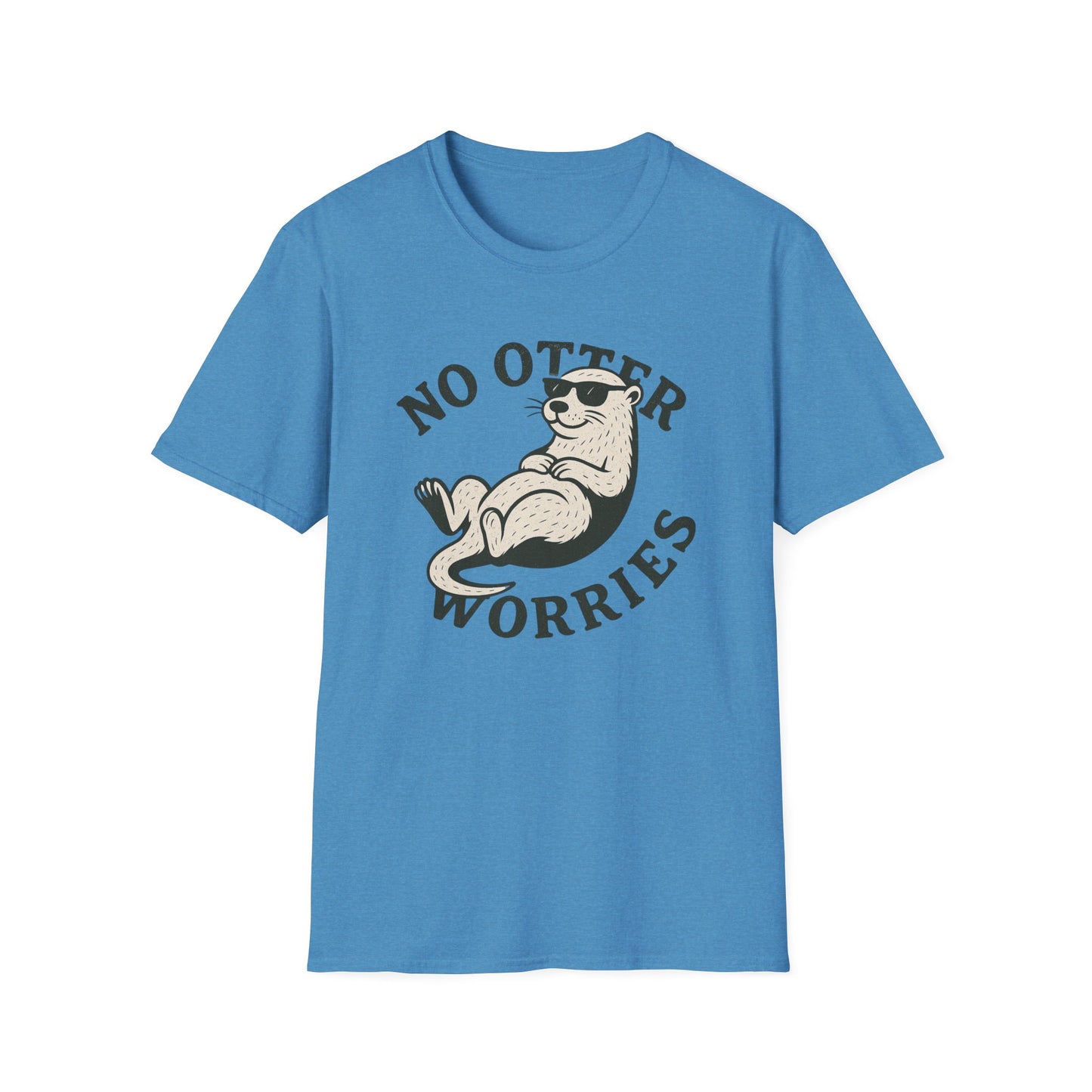 Otter T-Shirt - 'No Otter Worries' Softstyle Tee