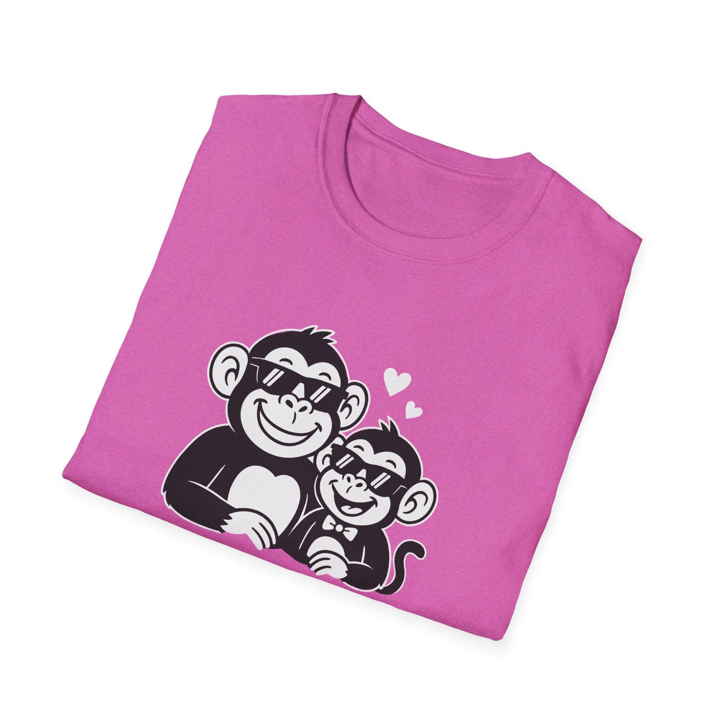 Monkey T-Shirt - 'Chimp Off the Old Block' Softstyle Tee