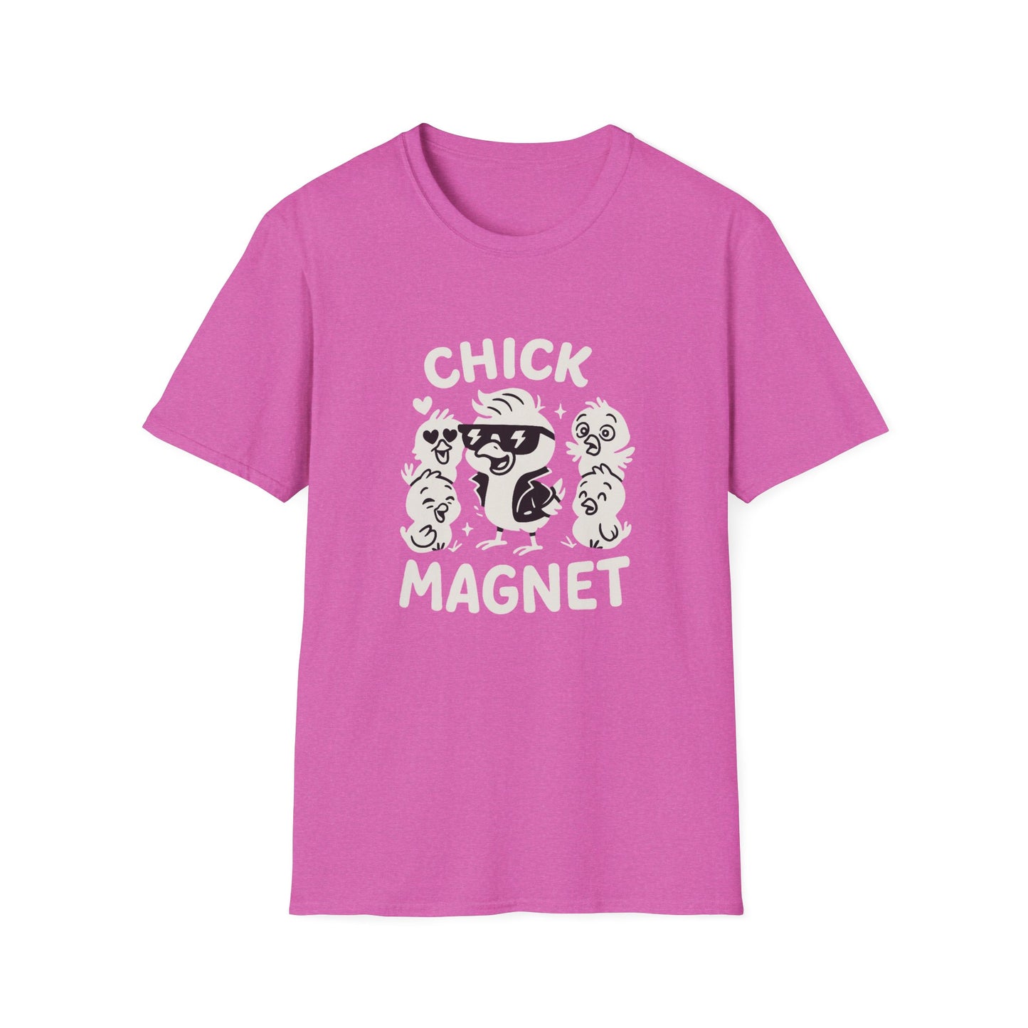 Chick T-Shirt - 'Chick Magnet' Softstyle Tee