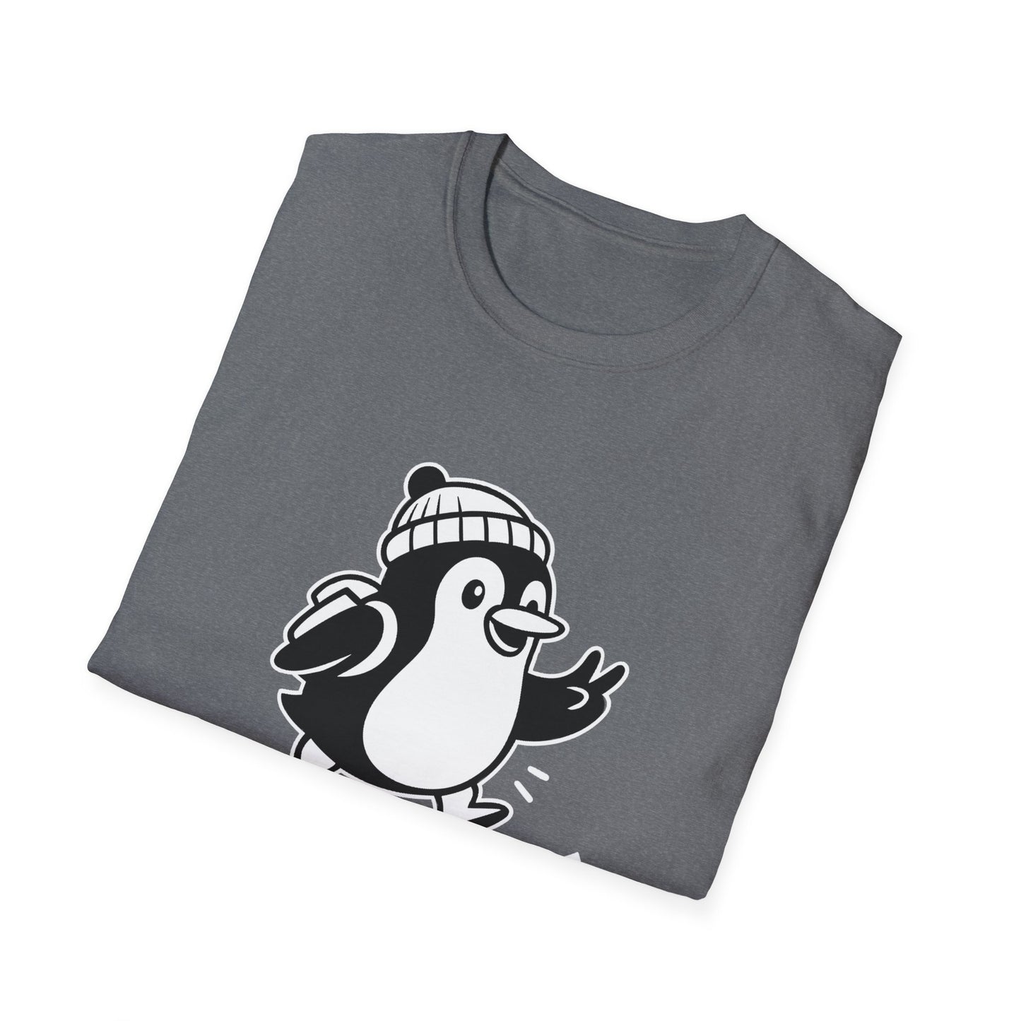 Penguin T-Shirt - 'Just Wingin' It' Softstyle Tee