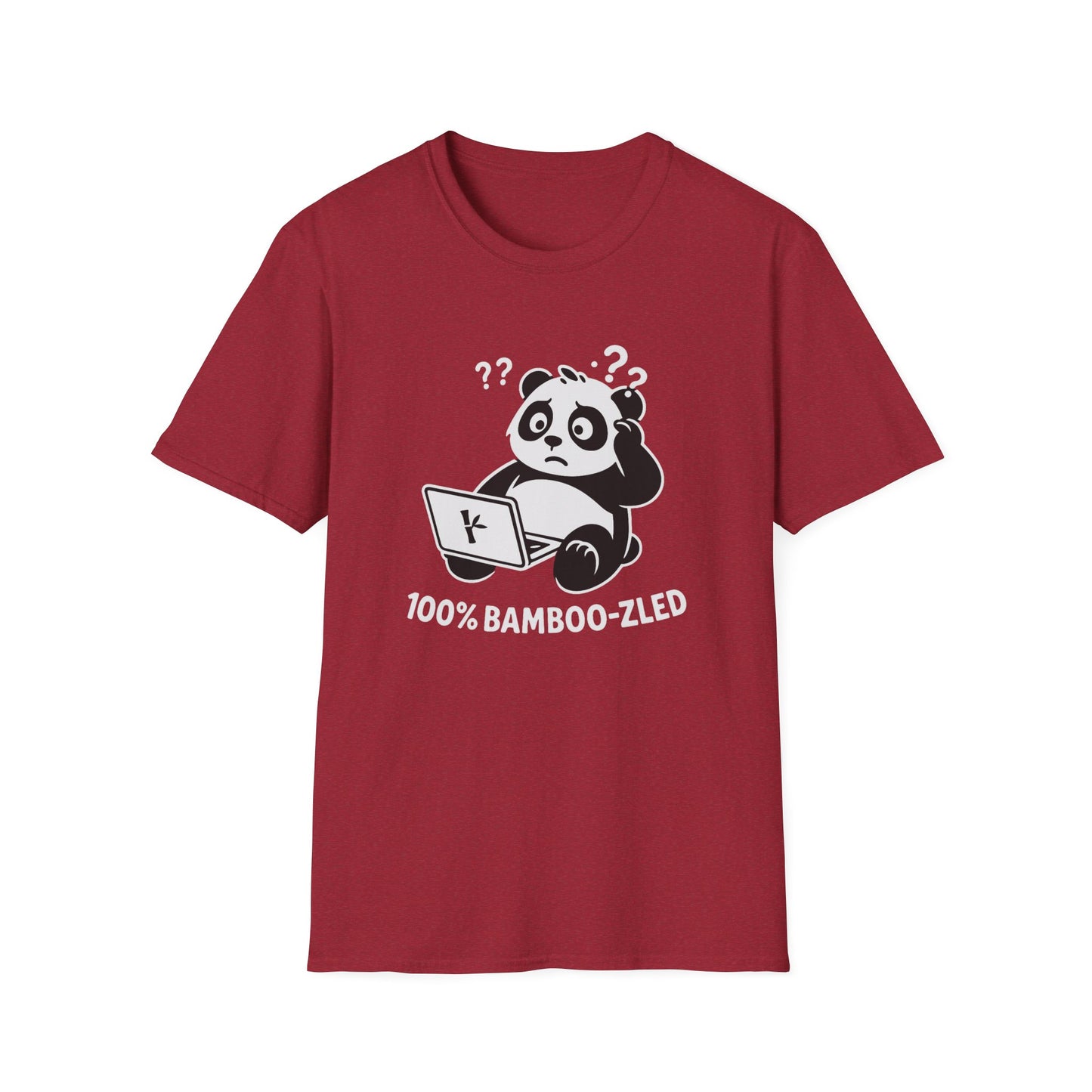 Panda T-Shirt - '100% Bamboozled' Softstyle Tee