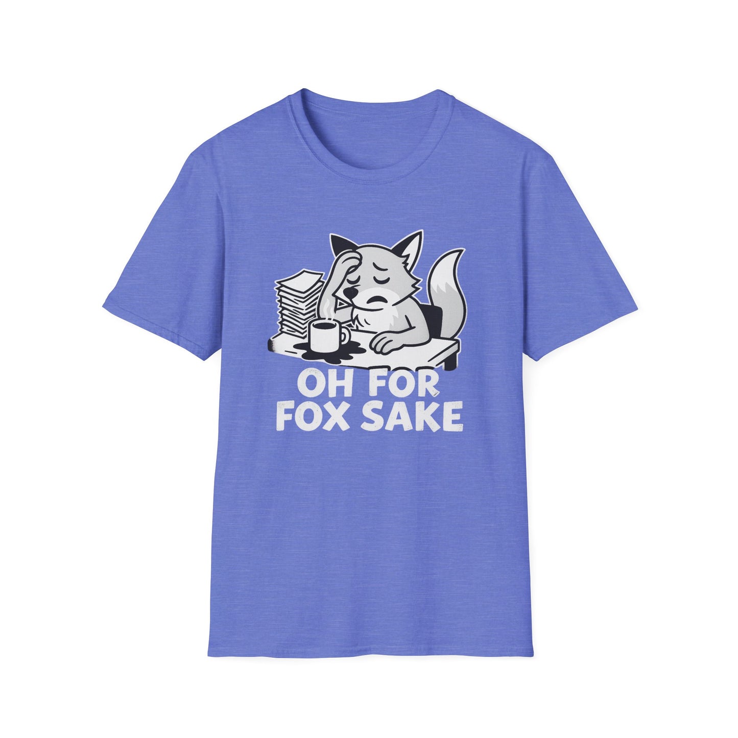 Fox T-Shirt - 'Oh For Fox Sake' Softstyle Tee
