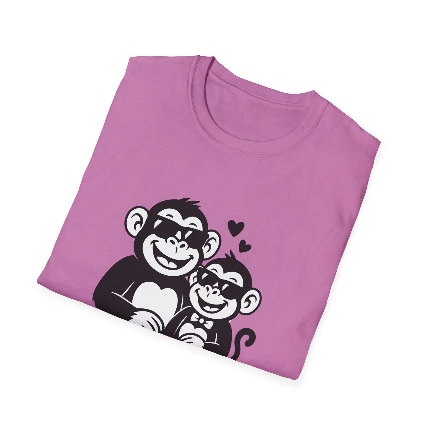 Monkey T-Shirt - 'Chimp Off the Old Block' Softstyle Tee