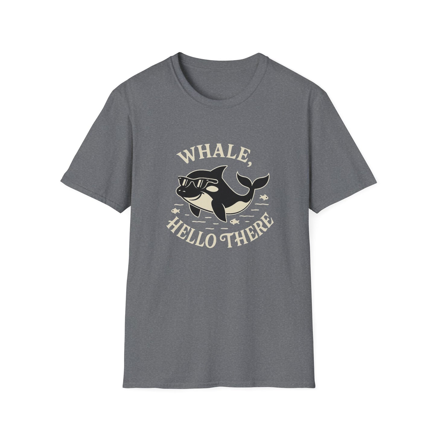 Whale T-Shirt - 'Whale Hello There' Softstyle Tee