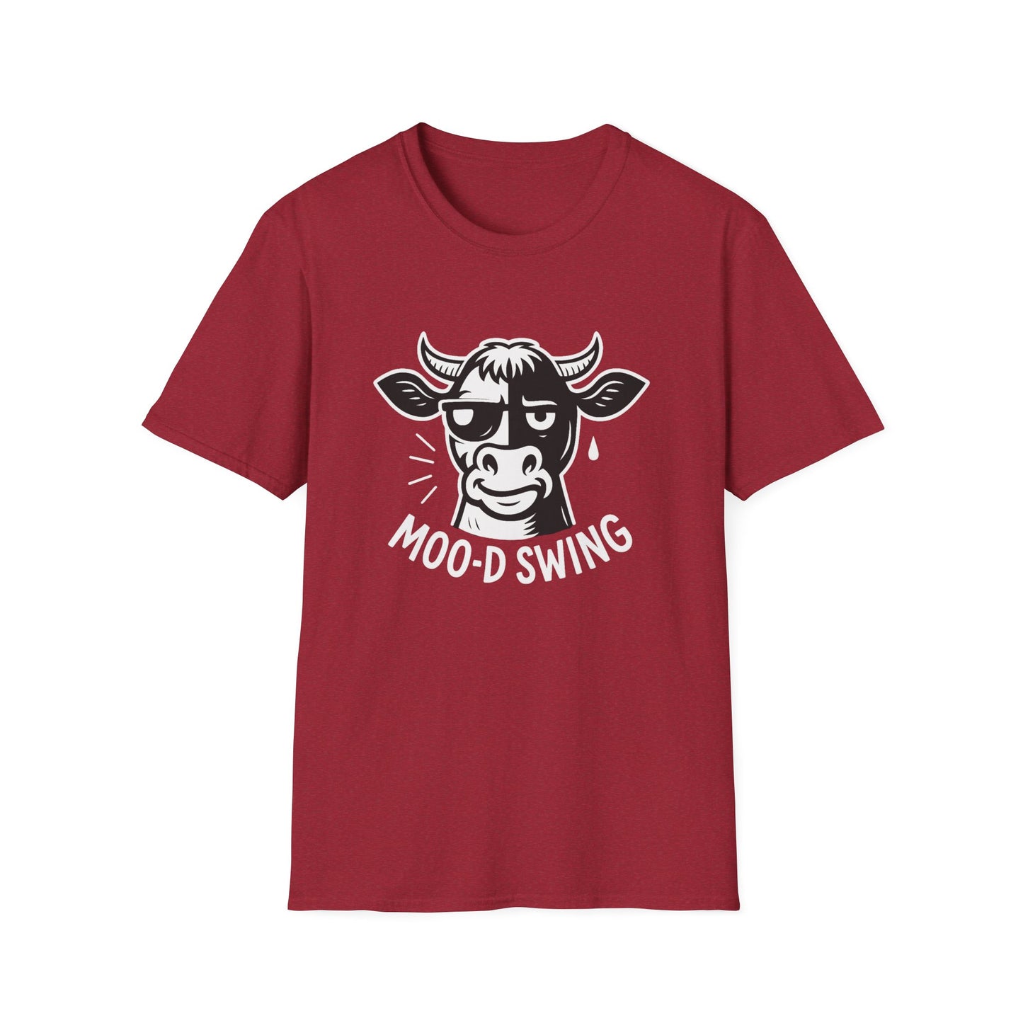 Cow T-Shirt - 'Moo-D Swing' Softstyle Tee