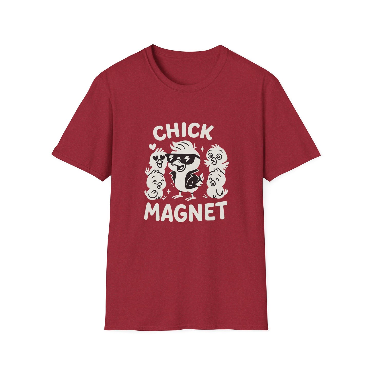 Chick T-Shirt - 'Chick Magnet' Softstyle Tee