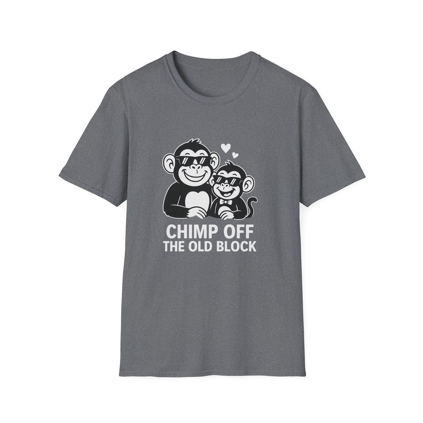 Monkey T-Shirt - 'Chimp Off the Old Block' Softstyle Tee
