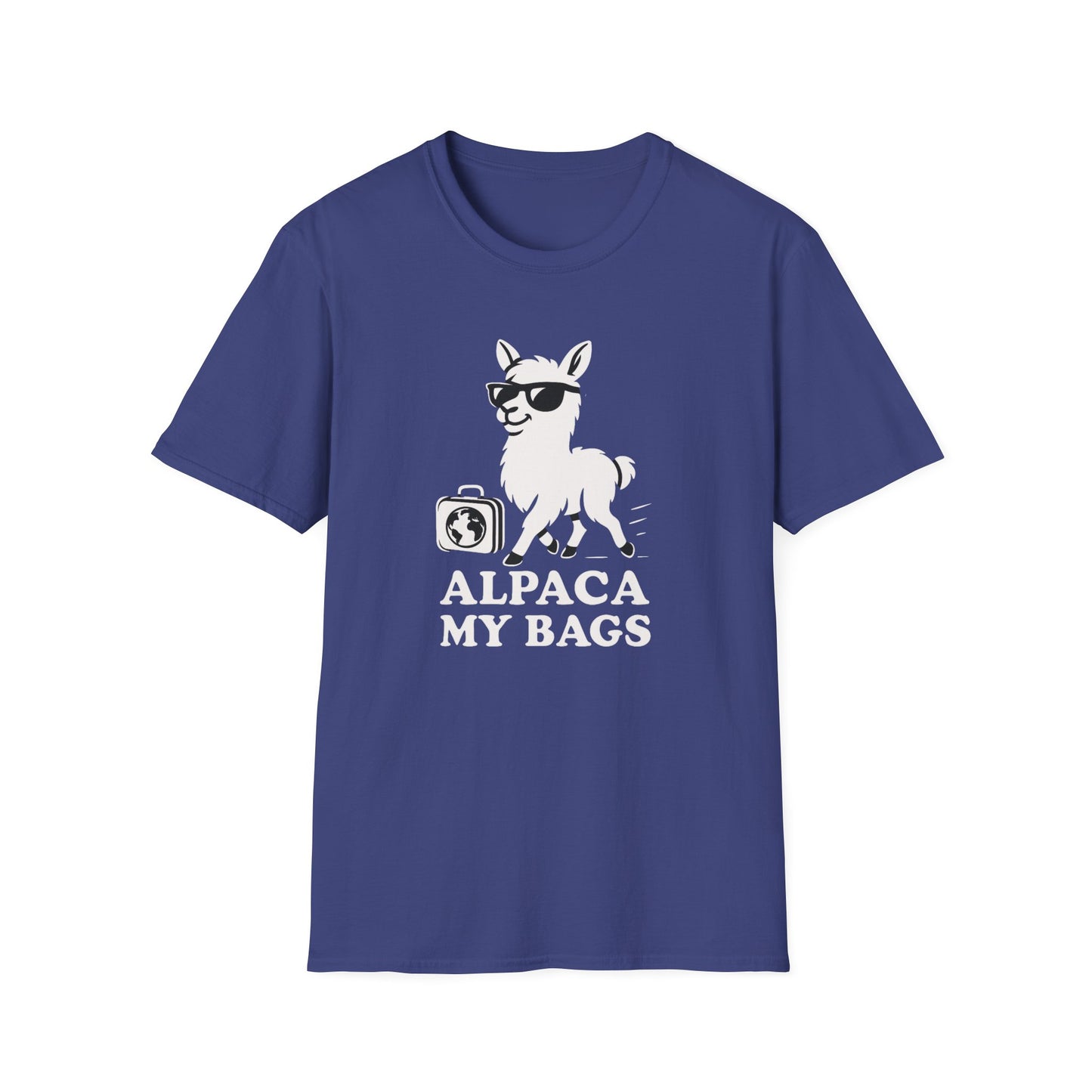 Alpaca T-Shirt - 'Alpaca My Bags' Softstyle Tee