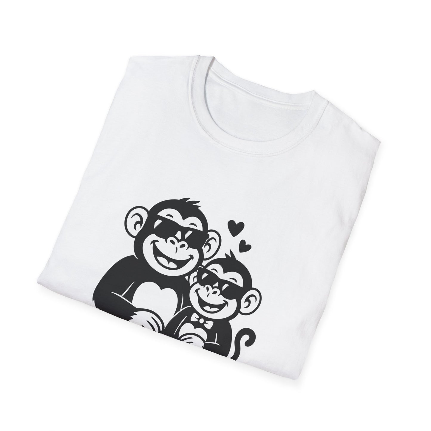Monkey T-Shirt - 'Chimp Off the Old Block' Softstyle Tee