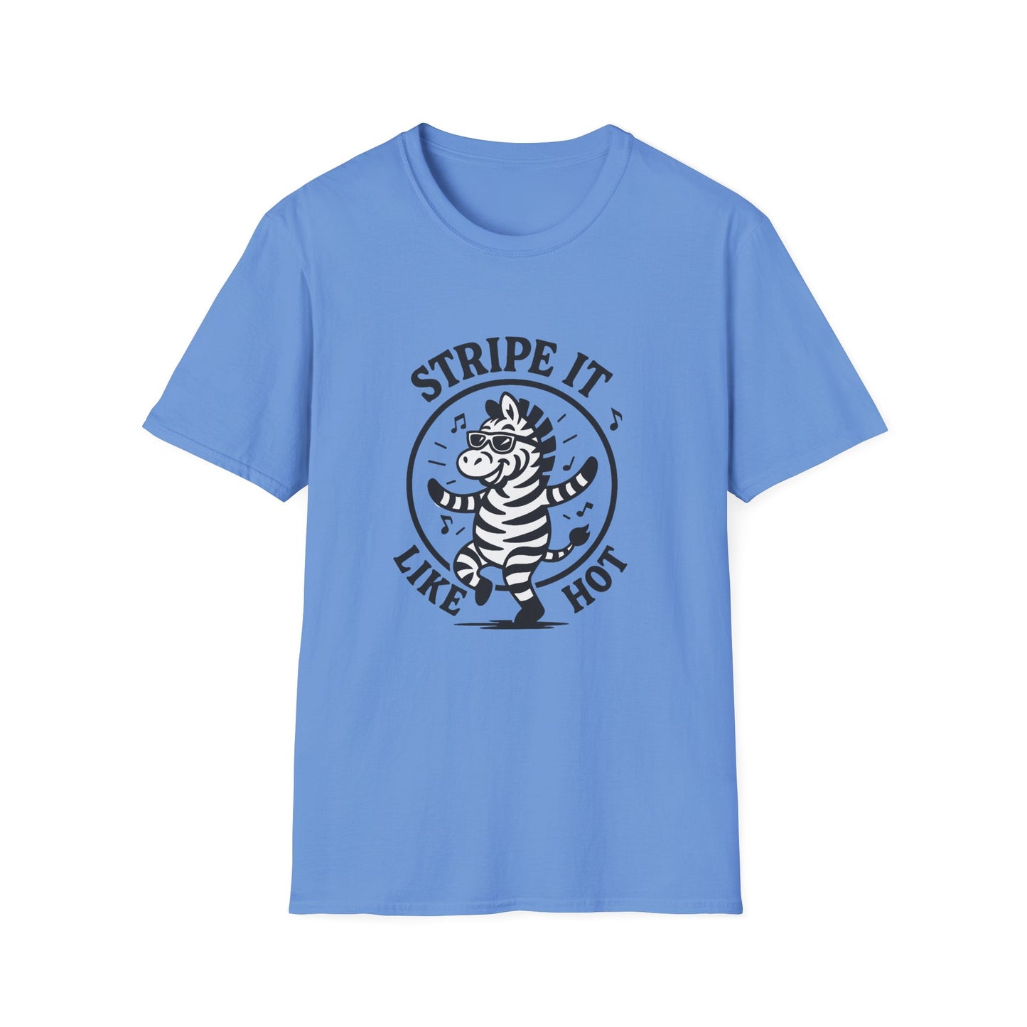Zebra T-Shirt - 'Stripe It Like Hot' Softstyle Tee