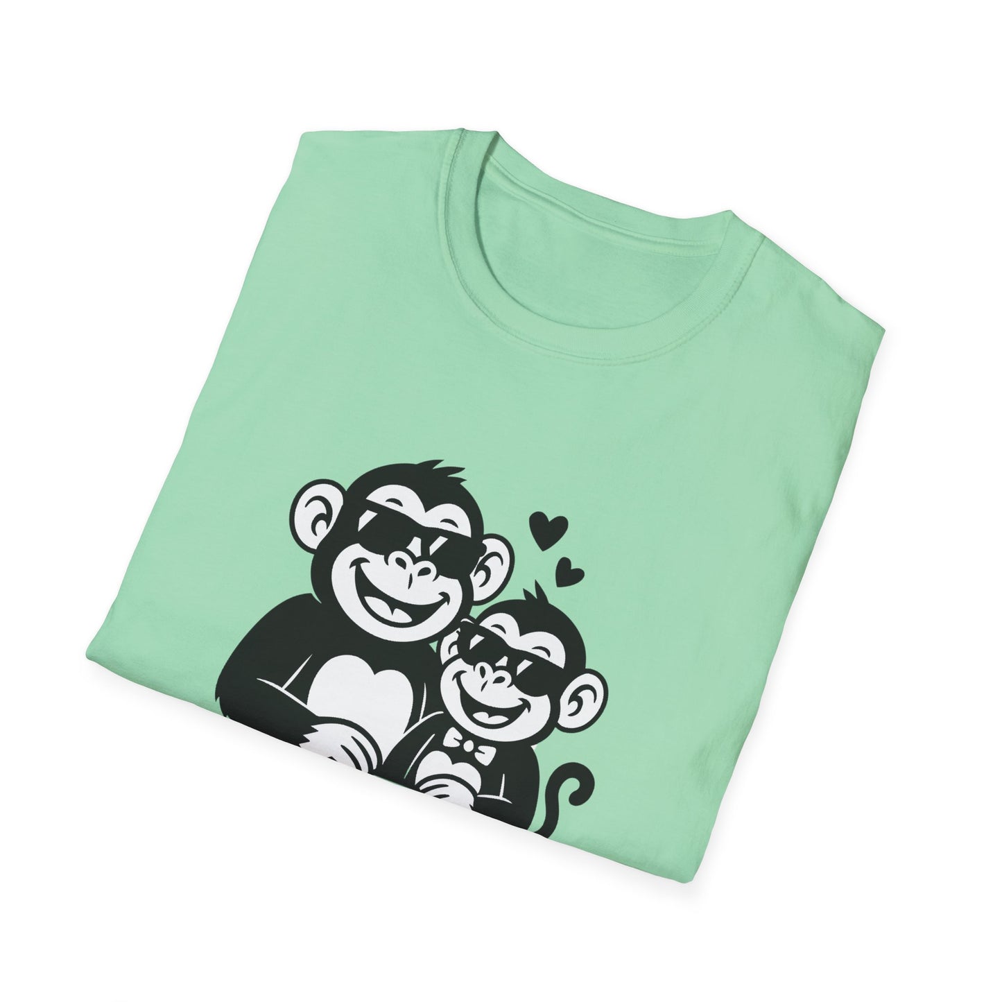 Monkey T-Shirt - 'Chimp Off the Old Block' Softstyle Tee