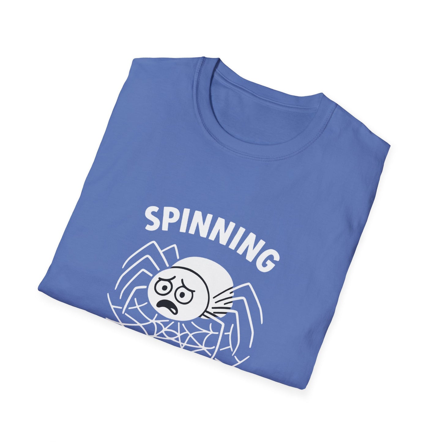 Spider T-Shirt - 'Spinning Out of Control' Softstyle Tee