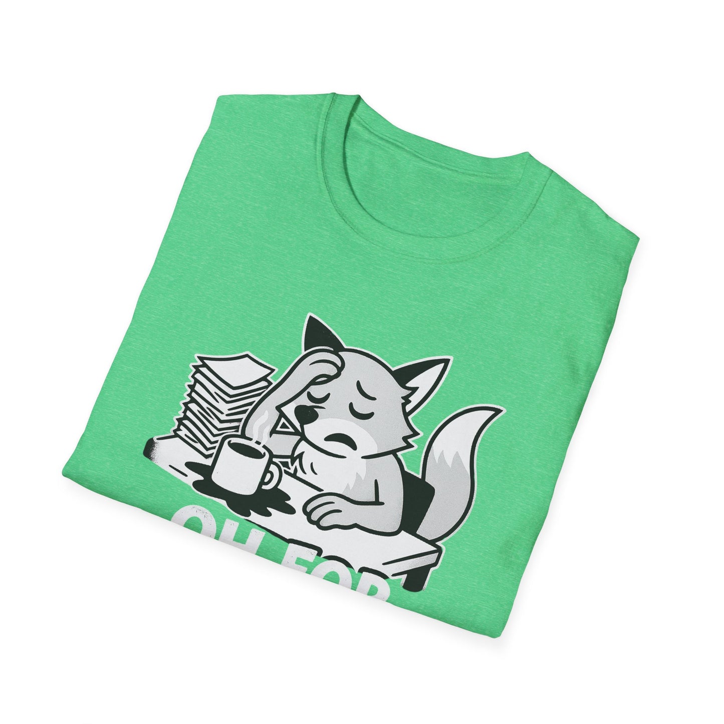 Fox T-Shirt - 'Oh For Fox Sake' Softstyle Tee