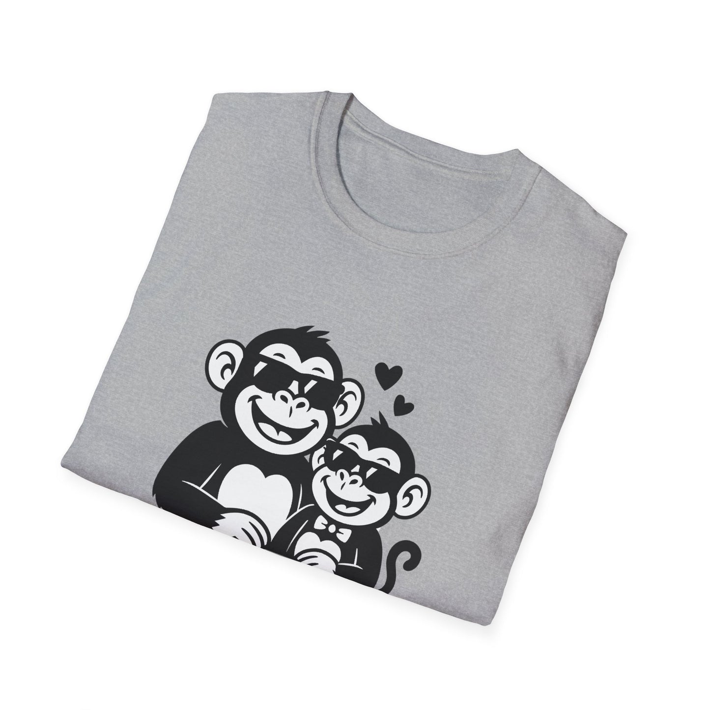 Monkey T-Shirt - 'Chimp Off the Old Block' Softstyle Tee