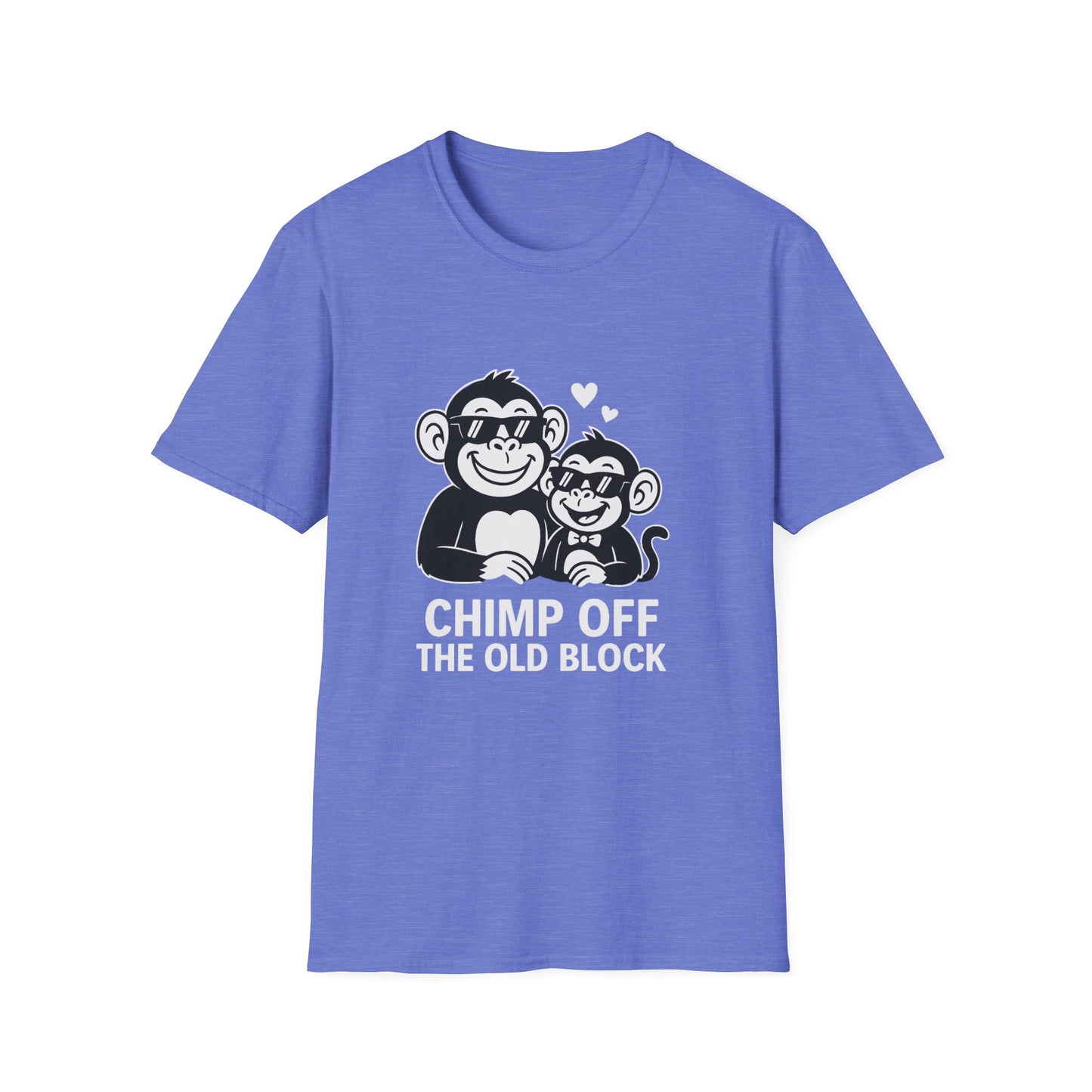 Monkey T-Shirt - 'Chimp Off the Old Block' Softstyle Tee