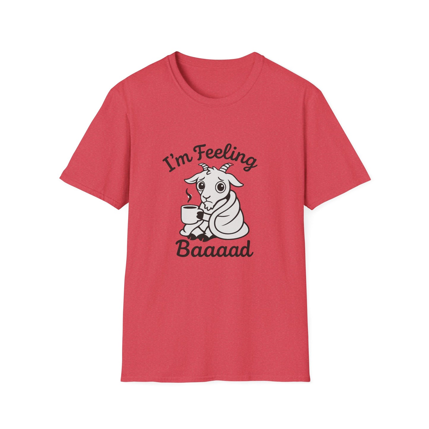 Goat T-Shirt - 'I'm Feeling Baaad' Softstyle Tee
