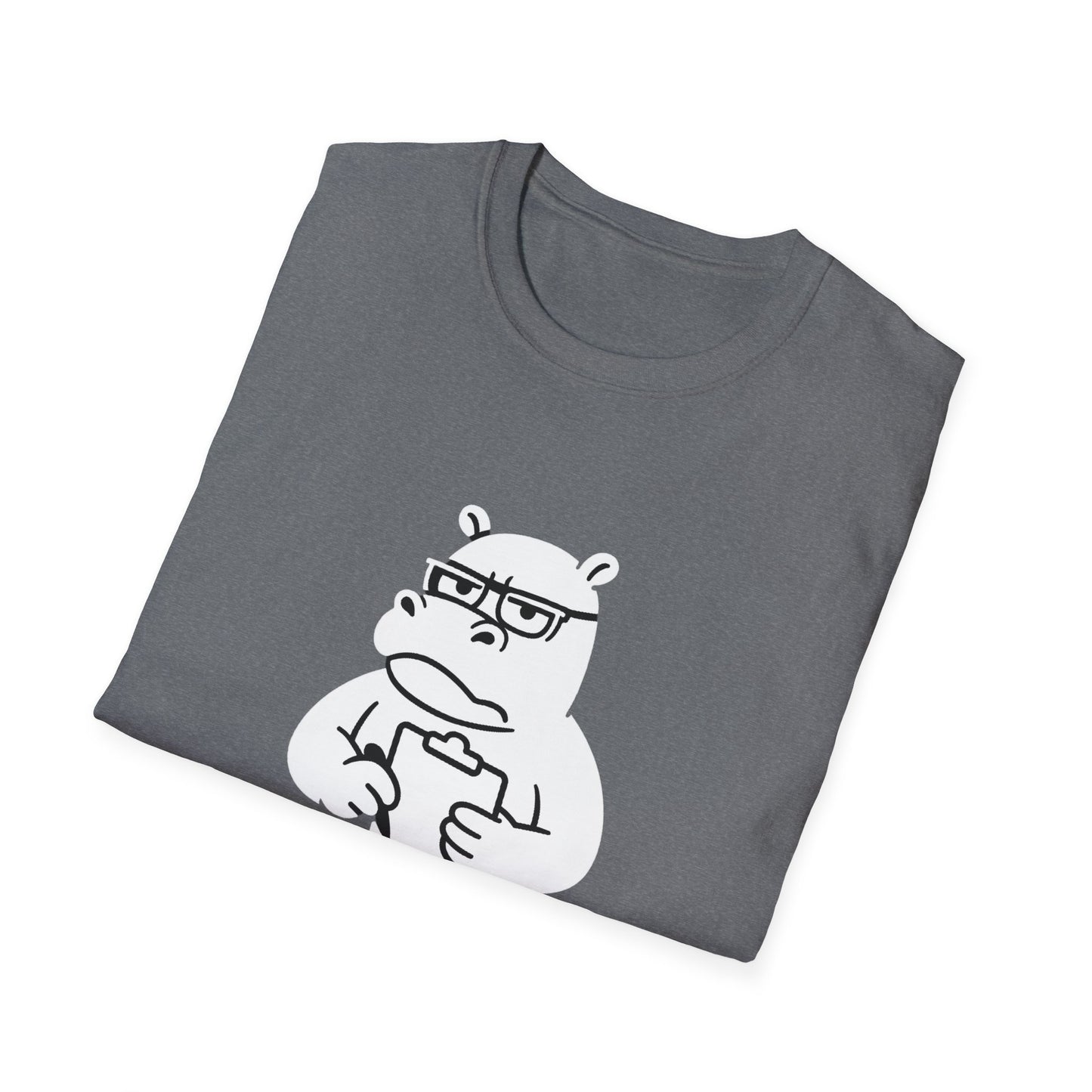 Hippo T-Shirt - 'Hippo-Critical' Softstyle Tee