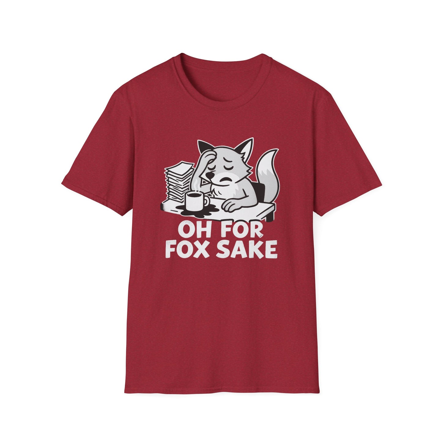 Fox T-Shirt - 'Oh For Fox Sake' Softstyle Tee