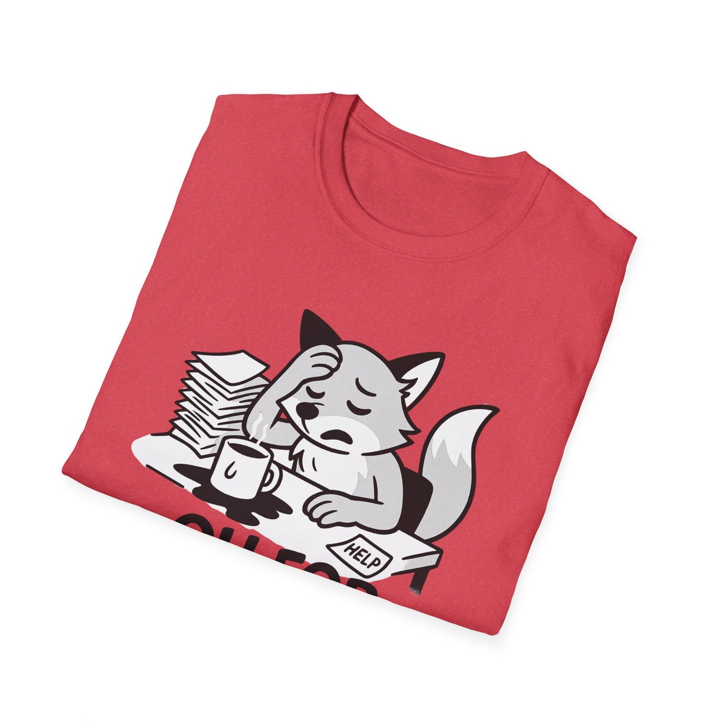 Fox T-Shirt - 'Oh For Fox Sake' Softstyle Tee