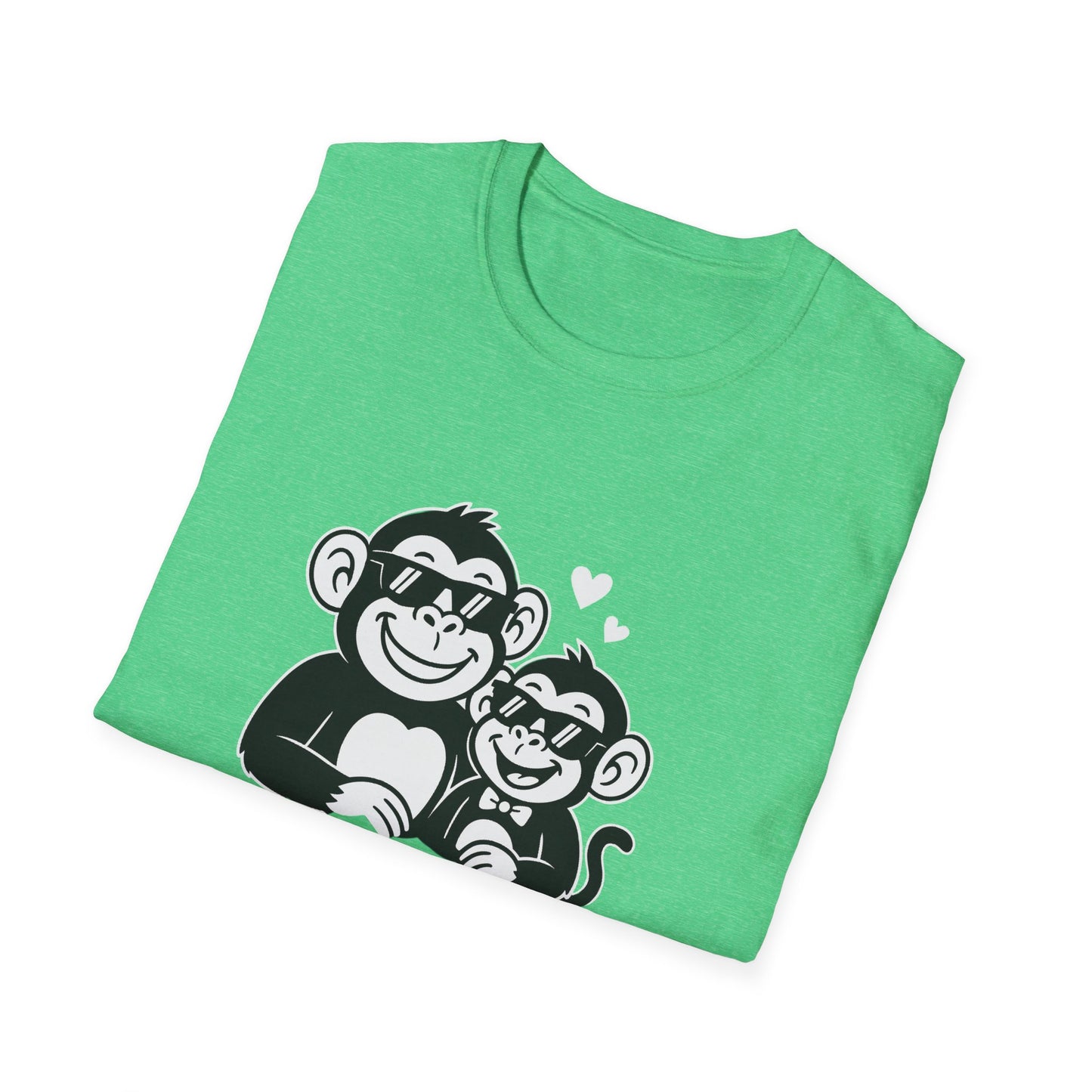 Monkey T-Shirt - 'Chimp Off the Old Block' Softstyle Tee