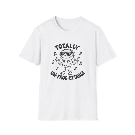 Frog T-Shirt - 'Totally Un-Frog-Gettable' Softstyle Tee