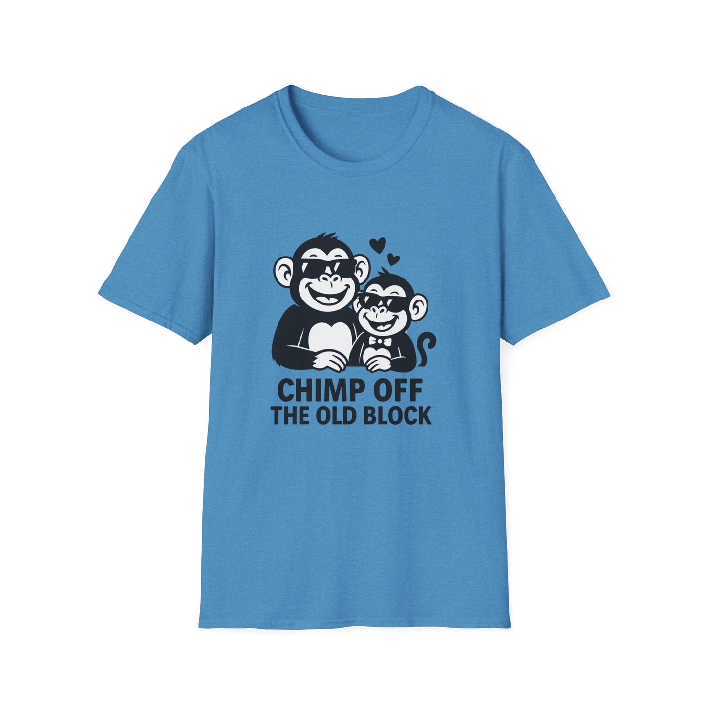 Monkey T-Shirt - 'Chimp Off the Old Block' Softstyle Tee