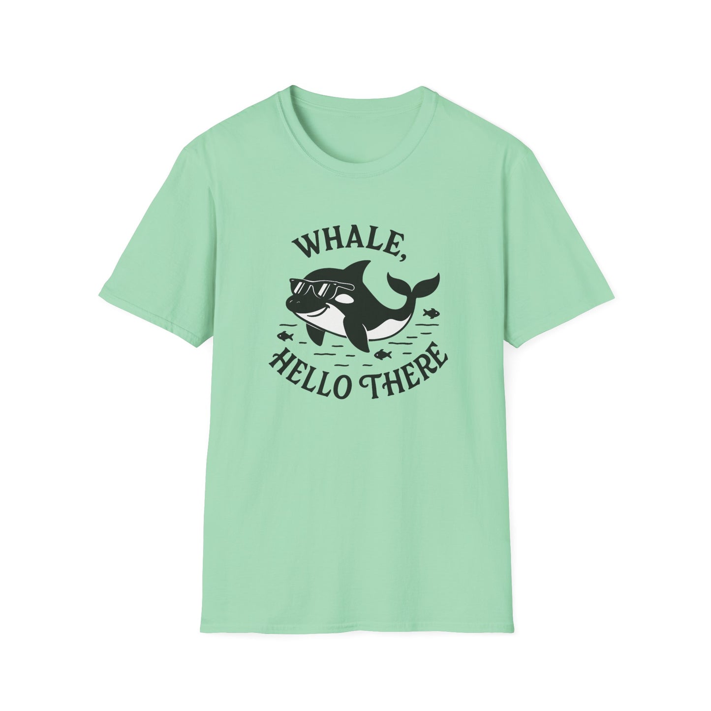 Whale T-Shirt - 'Whale Hello There' Softstyle Tee
