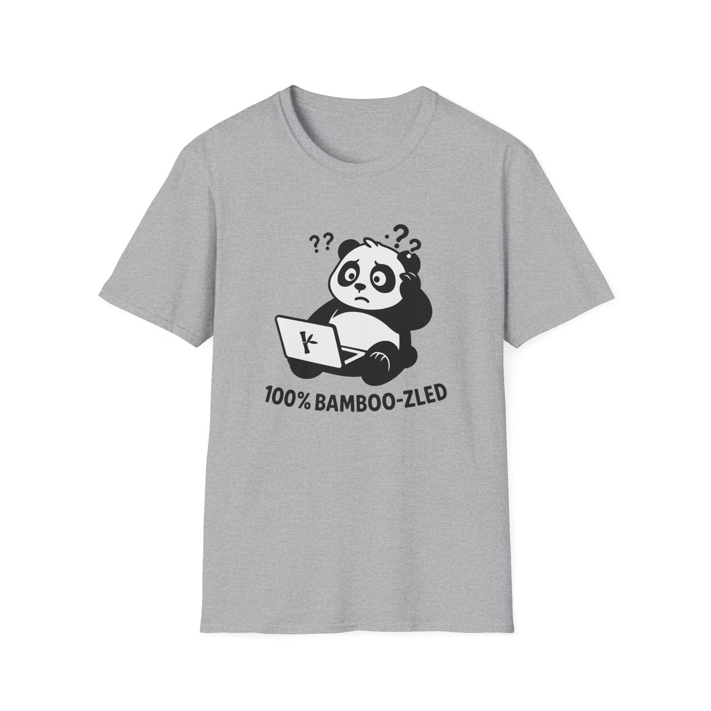 Panda T-Shirt - '100% Bamboozled' Softstyle Tee