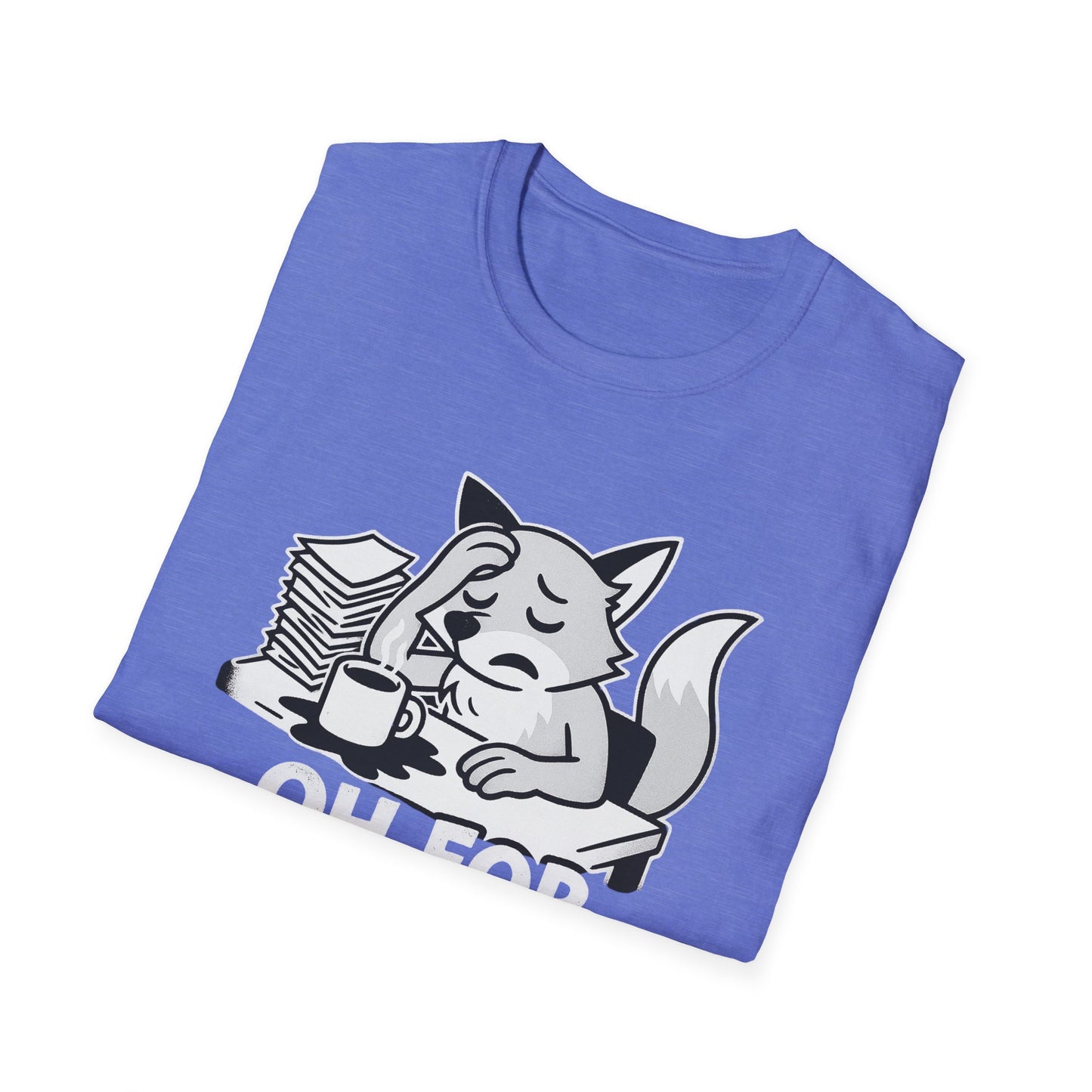 Fox T-Shirt - 'Oh For Fox Sake' Softstyle Tee