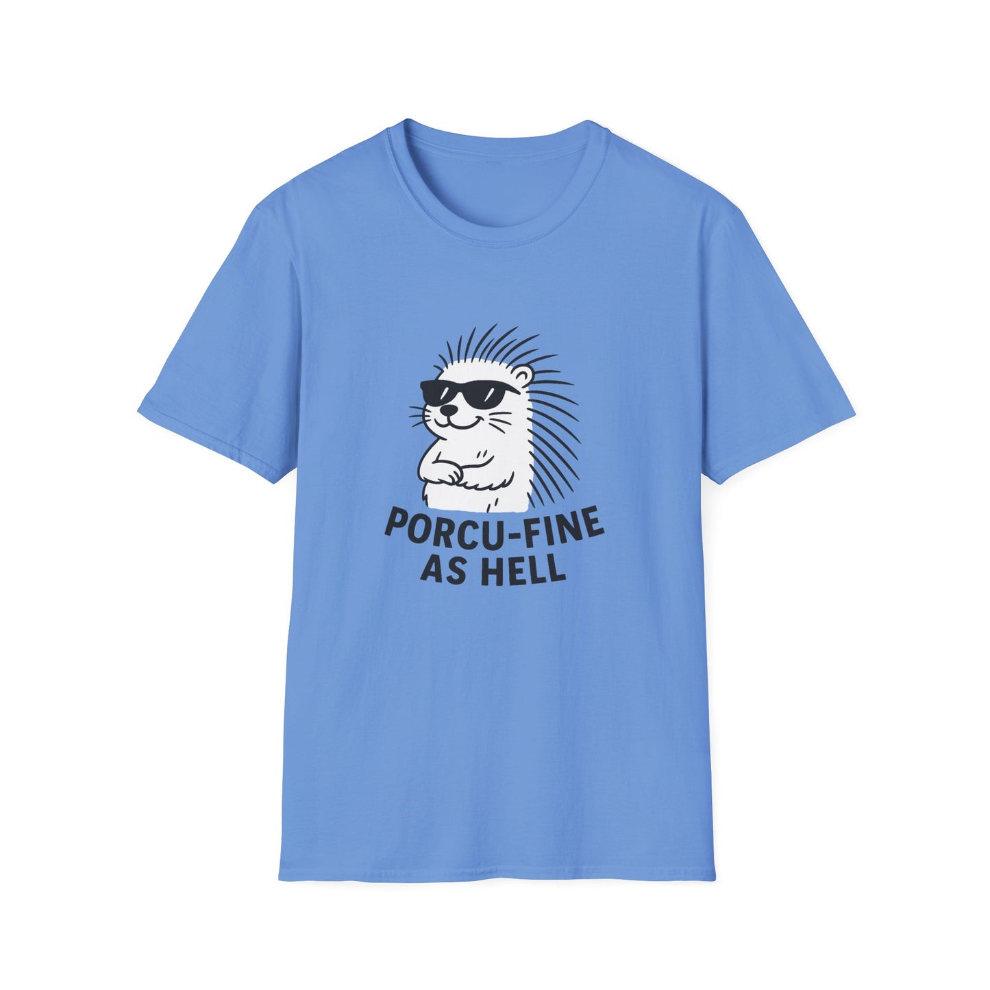 Porcupine T-Shirt - 'Porcu-Fine' Softstyle Tee