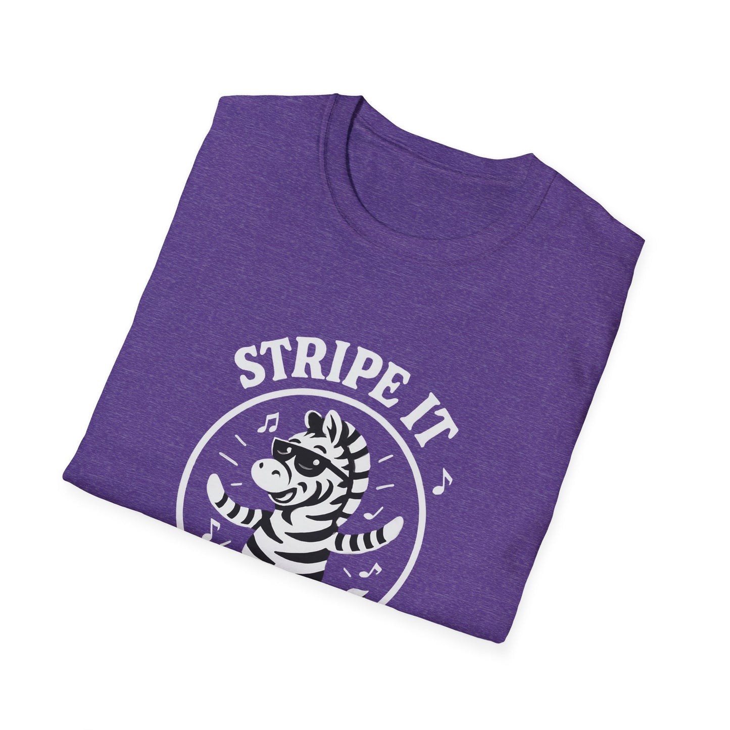 Zebra T-Shirt - 'Stripe It Like Hot' Softstyle Tee