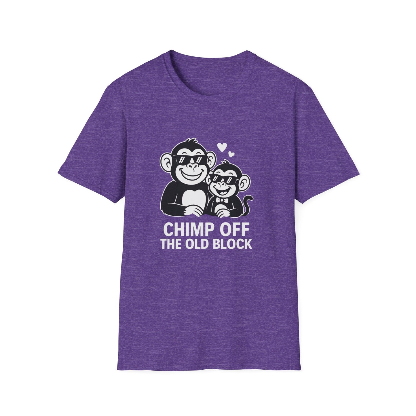 Monkey T-Shirt - 'Chimp Off the Old Block' Softstyle Tee