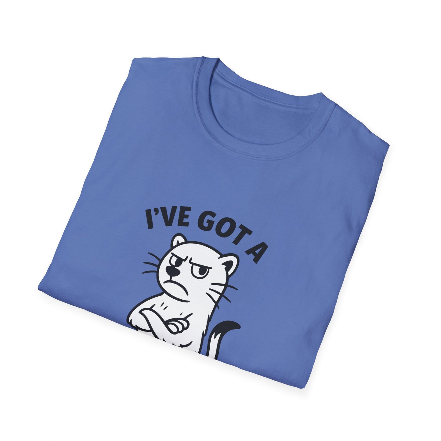 Ferret T-Shirt - 'I've Got a Ferret-Tude' Softstyle Tee