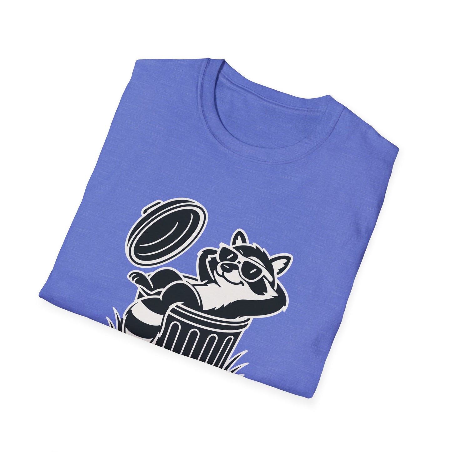 Racoon T-Shirt - 'Don't Trash My Vibe' Softstyle Tee