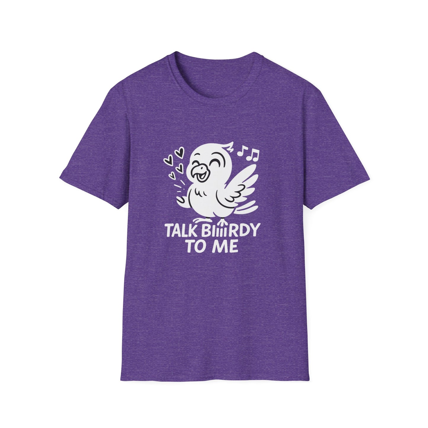 Bird T-Shirt - 'Talk Biiirdy To Me' Softstyle Tee