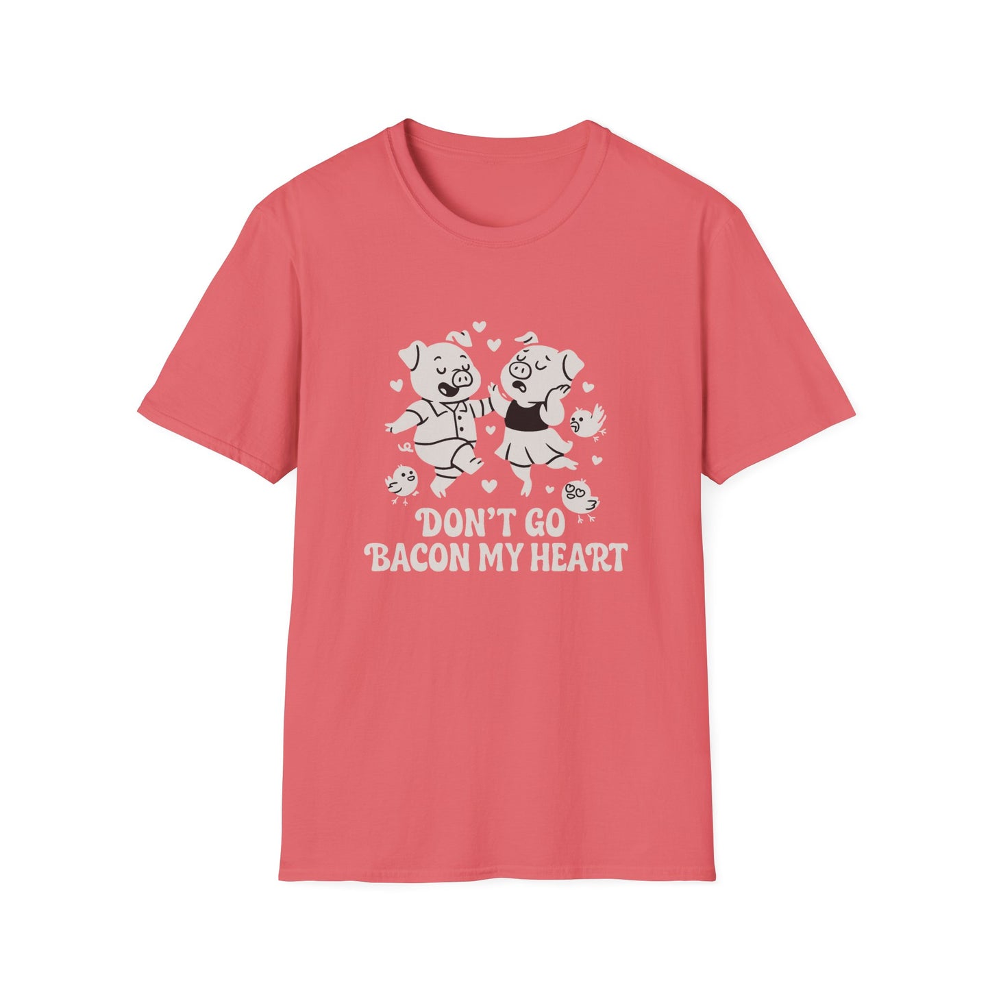 Pig T-Shirt - 'Don't Go Bacon My Heart' Softstyle Tee