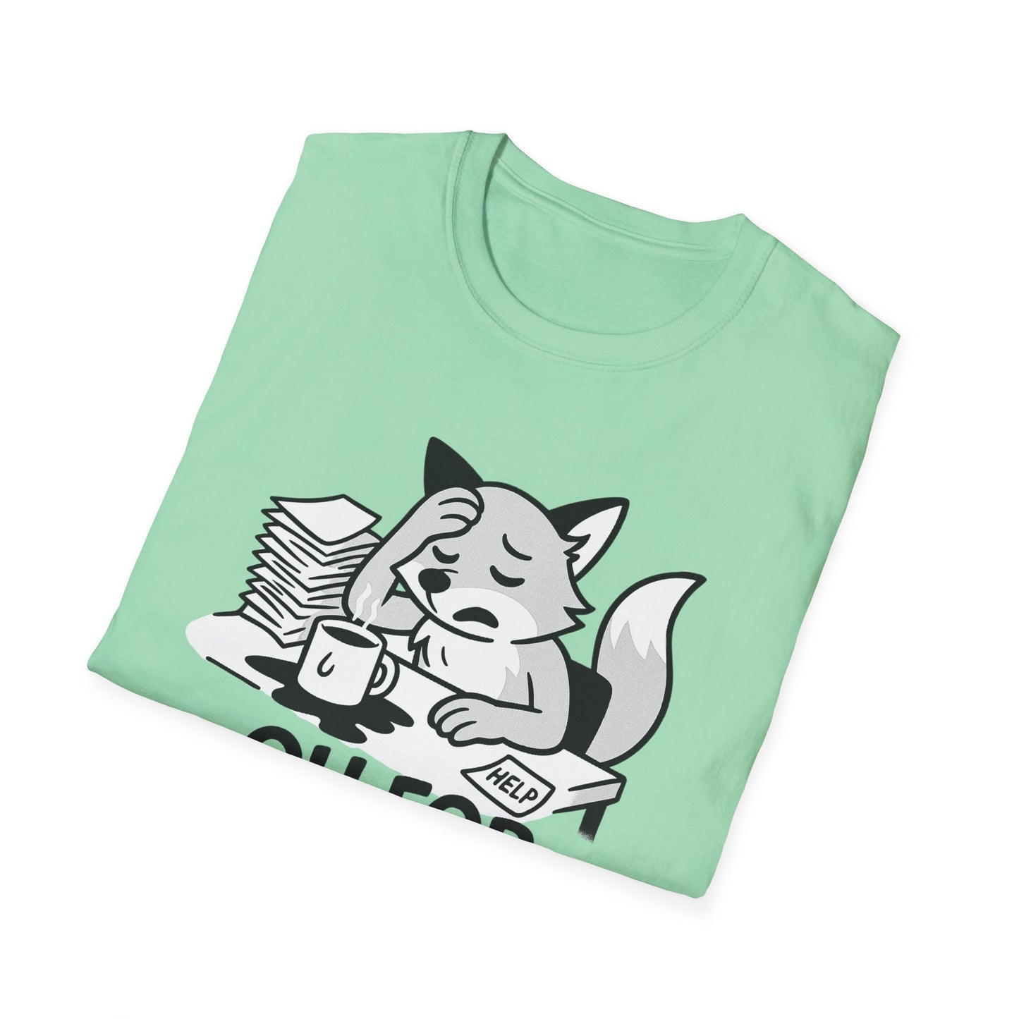 Fox T-Shirt - 'Oh For Fox Sake' Softstyle Tee