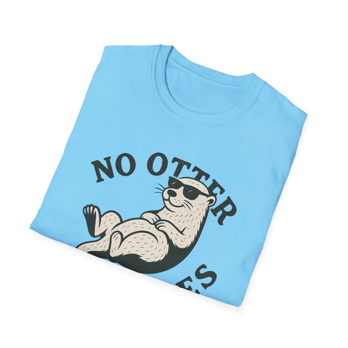 Otter T-Shirt - 'No Otter Worries' Softstyle Tee