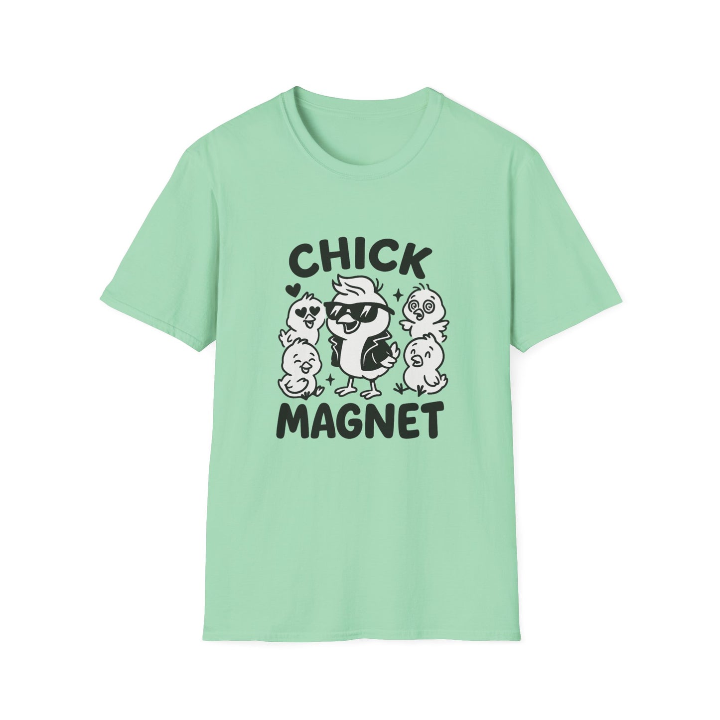 Chick T-Shirt - 'Chick Magnet' Softstyle Tee