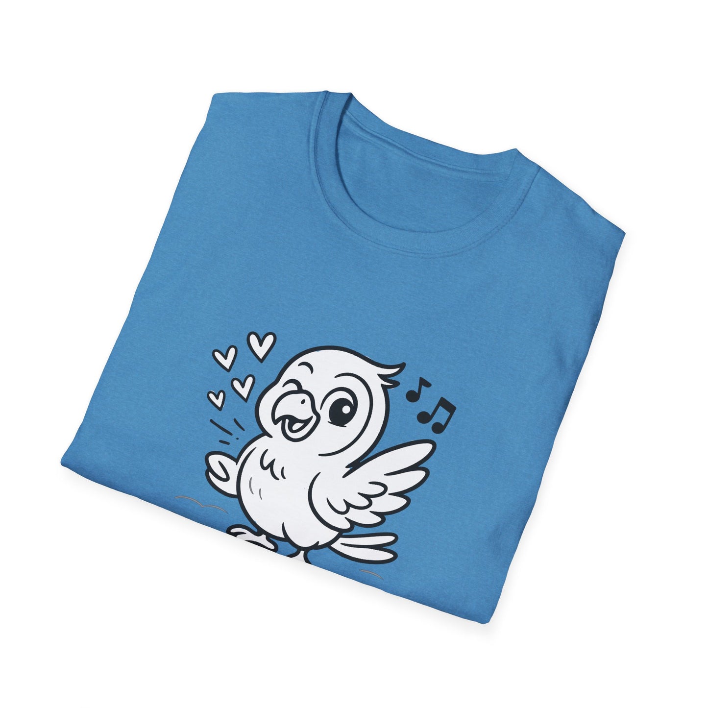 Bird T-Shirt - 'Talk Biiirdy To Me' Softstyle Tee