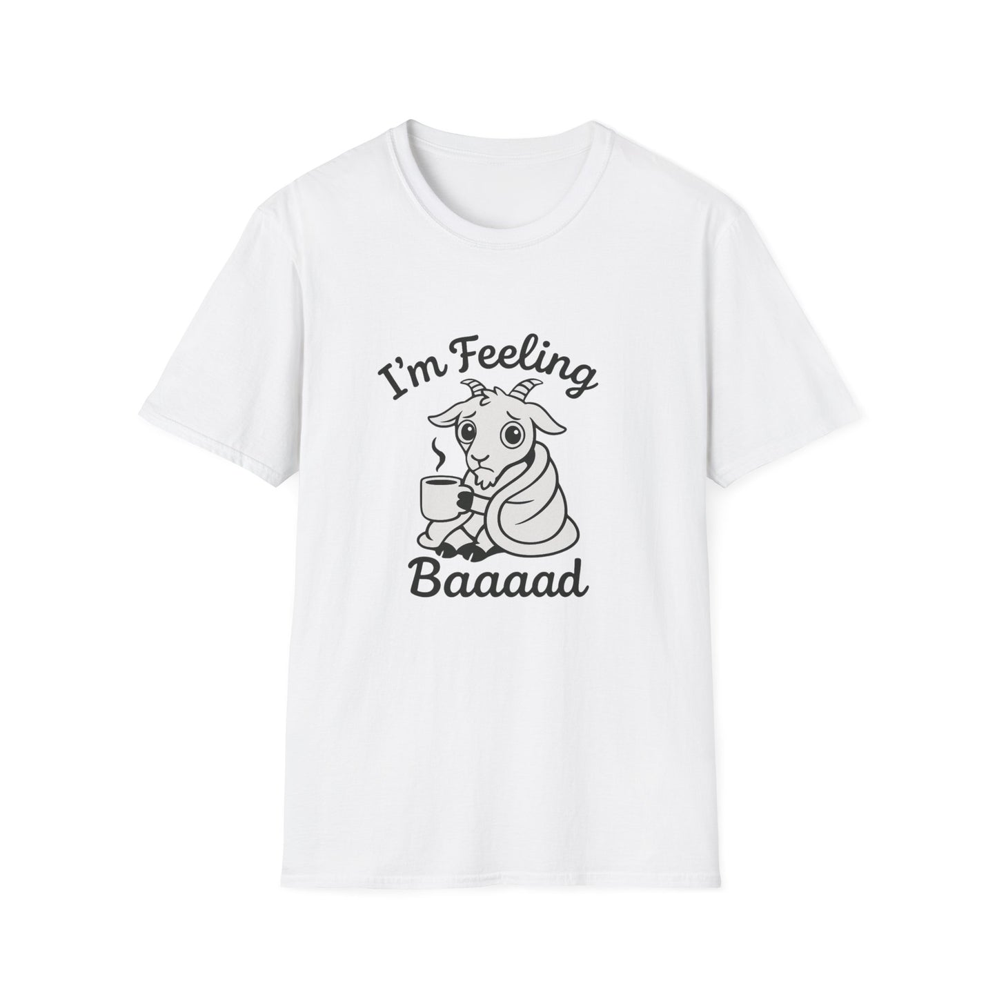 Goat T-Shirt - 'I'm Feeling Baaad' Softstyle Tee
