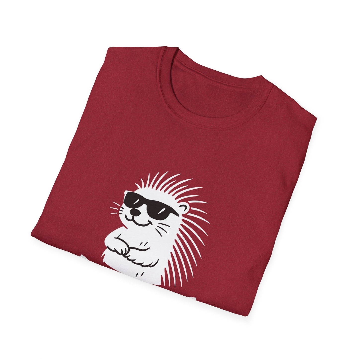 Porcupine T-Shirt - 'Porcu-Fine' Softstyle Tee